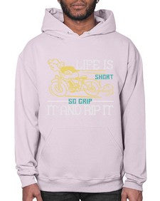 Life is short so grip it and rip it 43# - motorcycle- Hoodie