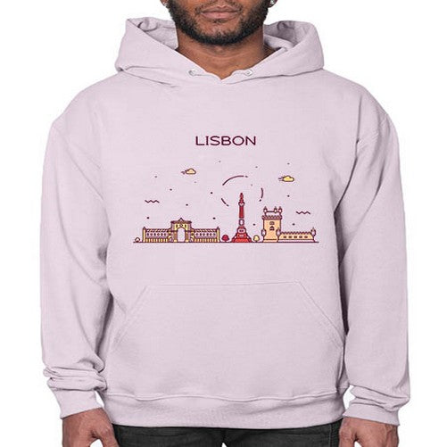 Lisbon 1147# - cities- Hoodie