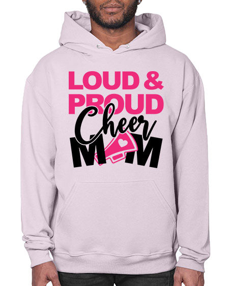 Loud Proud Cheer mom 765# - cheer- Hoodie