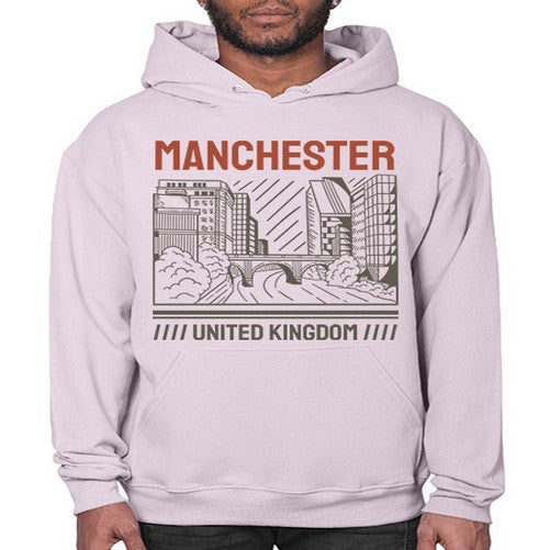 Manchester 1228# - cities- Hoodie