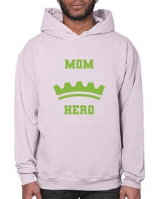 Mom is our super hero 169# - cartoon super hero- Hoodie