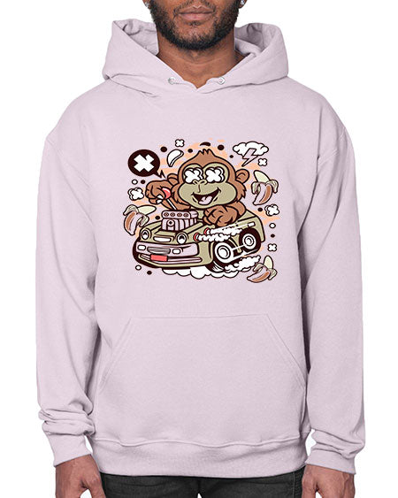 Monkey Hotrod - monkey- Hoodie