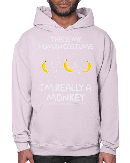 Monkey Human Costume Banana 15# - monkey- Hoodie