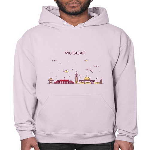 Muscat 1397# - cities- Hoodie