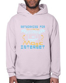 Networking for dummies your computer magic internet 22# - computer- Hoodie