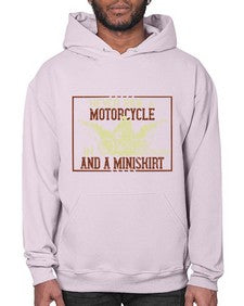 Never ride a motorcycle in stilettos and a miniskirt 50# - motorcycle- Hoodie