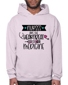 Nurses Are The Heartbeat Of Medicine Style Style 1231# - nurse- Hoodie