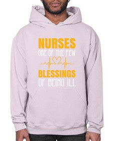 Nurses one of the few blessings of being ill Style 1261# - nurse- Hoodie