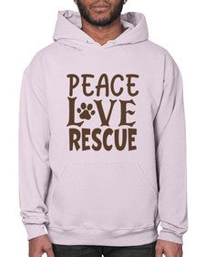 Peace Love Rescue Style 23# - cats- Hoodie