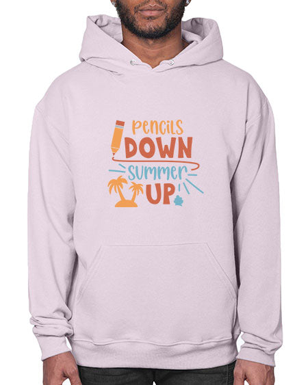 Pencils down summer up 86# - summer- Hoodie