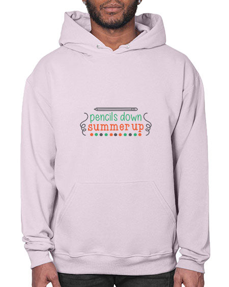 Pencils down summer up 88# - summer- Hoodie