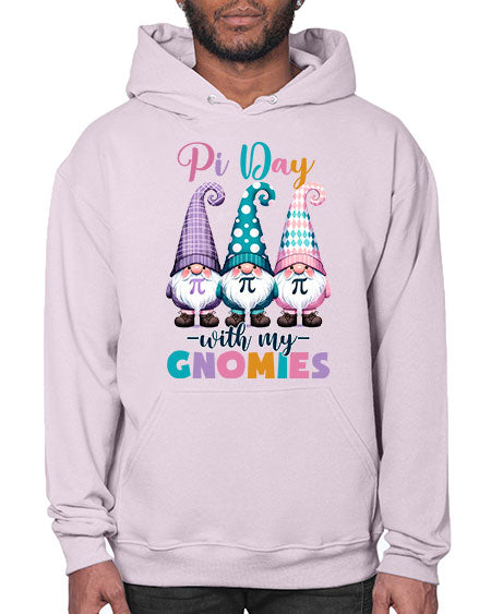 Pi Day Gnomies Funny Teacher 18# - pi- Hoodie