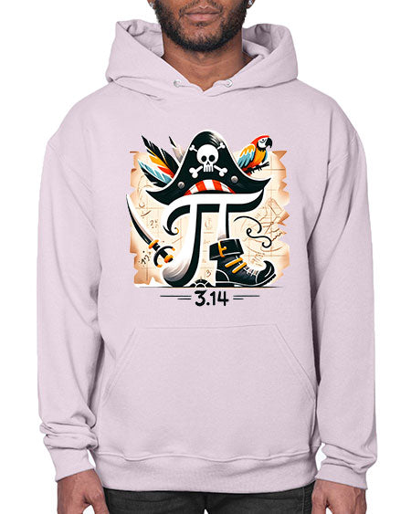 Pirate Pi Day Sublimation Design 39# - pi- Hoodie