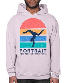 Portrait Your Perfect Form of Self 492# - yoga- Hoodie