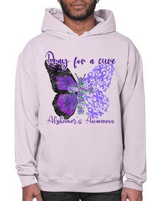 Pray For A Cure AlzheimerS Awareness 208# - alzheimers- Hoodie