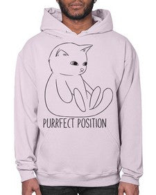 Purrfect Position - cats- Hoodie