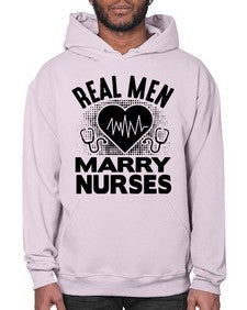 Real men Style 1349# - nurse- Hoodie