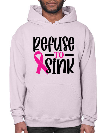 Refuse to Sink 9# - breast cancer- Hoodie