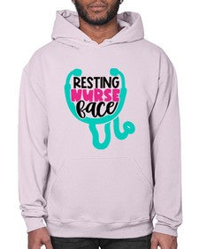 Resting Nurse Face Style Style 1355# - nurse- Hoodie