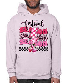 Retro Strawberry Festival Season 1505# - strawberry- Hoodie