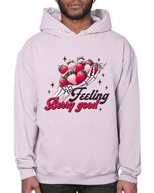 Retro Summer Doing My Berry 1506# - strawberry- Hoodie