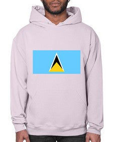 Saint Lucia 1765# - world flags- Hoodie