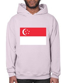 Singapore 1842# - world flags- Hoodie