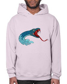 Snake 219# - cartoon animals- Hoodie