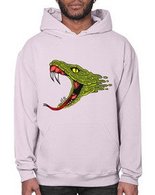 Snake 221# - cartoon animals- Hoodie