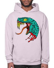 Snake 227# - cartoon animals- Hoodie