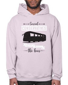 Social conservatives say who drives the bus 5# - bus- Hoodie
