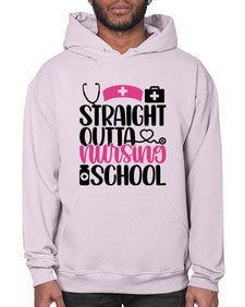 Straight Outta Nursing Style Style 1426# - nurse- Hoodie