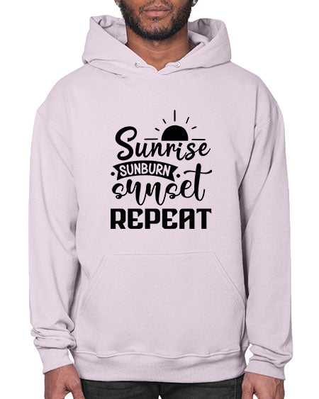Sunrise sunburn sunset repeat 01# - summer- Hoodie