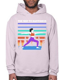 The Way to Happiness 566# - yoga- Hoodie