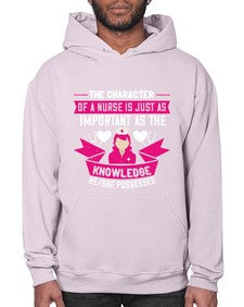 The character of a nurse is just as important as the knowledge heshe possesses Style 1505# - nurse- Hoodie