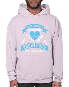 The character of the Nurses is as important as the knowledge she possesses Style 1507# - nurse- Hoodie