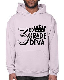 Third Grade Diva 953# - third grade- Hoodie