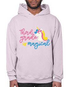 Third Grade Is Magical 963# - third grade- Hoodie