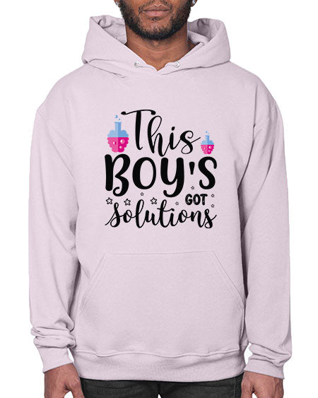 This Boy s Got Solutions 20# - general science- Hoodie