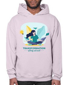 Transformation of Body and Mind 587# - yoga- Hoodie