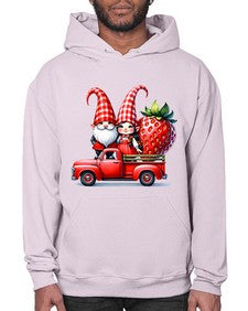 Truck Gnome Strawberries 1673# - strawberry- Hoodie