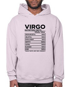 Virgo Nutrition Facts 530# - virgo- Hoodie