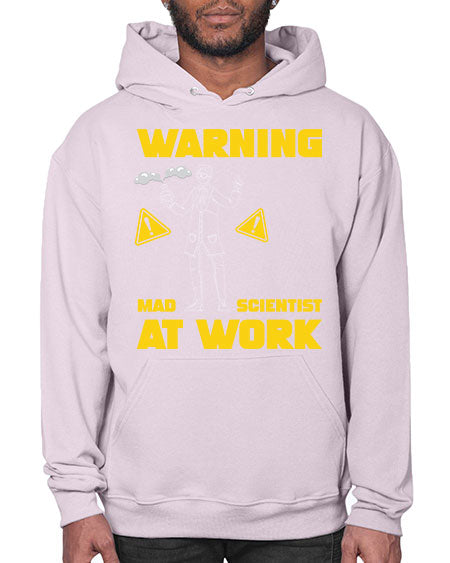 WarningMadScientistAtWorkScientistSkinite Scientist Skinite 13# - general science- Hoodie