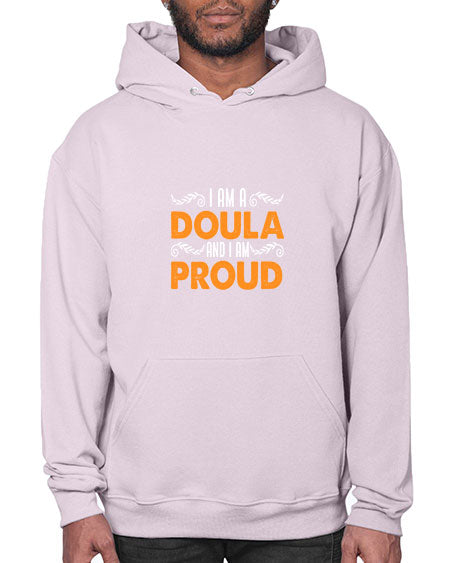 WomensIamadoulaandIamproudgiftforfunnymidwifedoula1652# - doubla- Hoodie