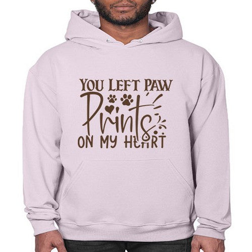 You Left Paw Prints On My Heart Style 53# - dogs- Hoodie