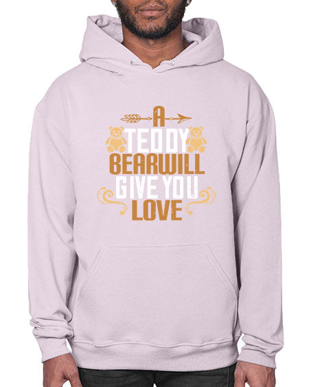 a teddy bear will give you love 3# - bears - animals- Hoodie