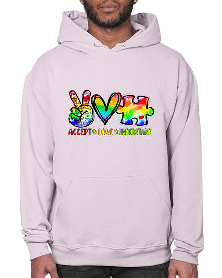 accept love understand - autism- Hoodie