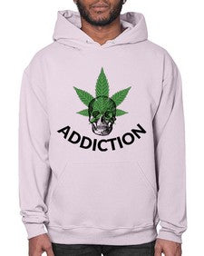 addiction cannabis 217# - marijuana- Hoodie