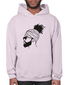 beardman 44# - black boys or men- Hoodie