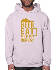 beer eat sleep 644# - beer- Hoodie